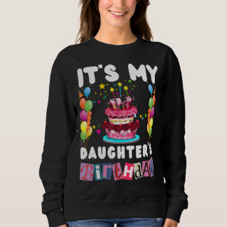 Sweatshirt C'est la famille d'anniversaire de ma fille Matchi