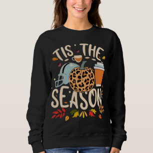 Sweatshirt C'Est La Saison Citrouille Latte Fall Thanksgiving