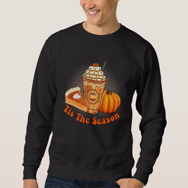Sweatshirt C'est la saison Épice de citrouille  Vibrations d' (Devant)