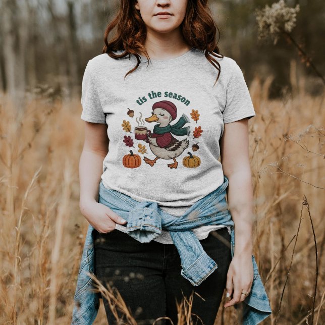 Sweatshirt C'est la saison, Oie d'automne Citrouille épice Pr (Créateur téléchargé)