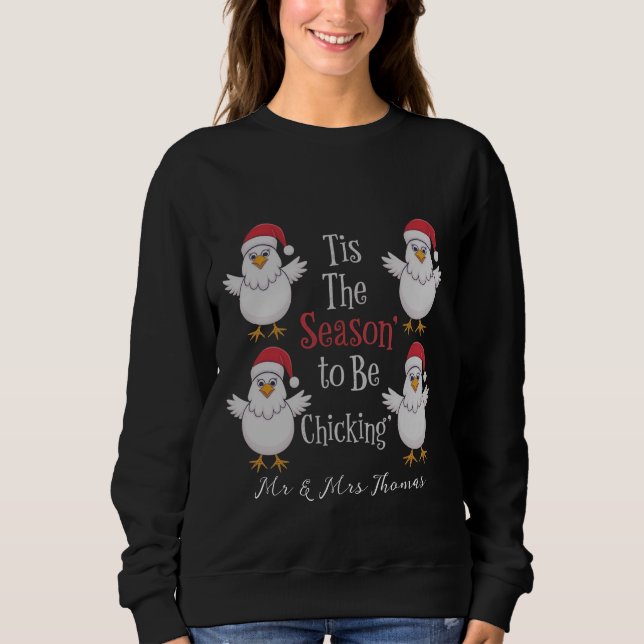 Sweatshirt C'est la saison pour choisir drôle & mignon (Devant)