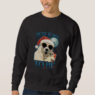 Sweatshirt C'est la saison pour être Joyfull Noël