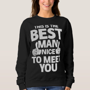 Sweatshirt C'est la soirée d'enterrement de vie de garçon du