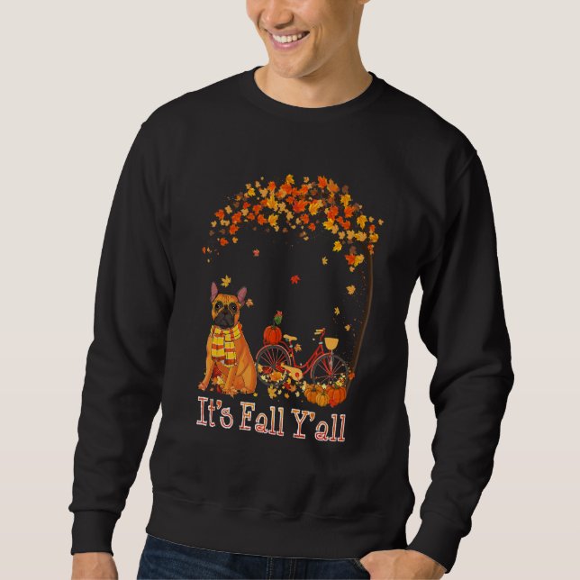 Sweatshirt C'est l'automne, vous tous Bouledogue français Vél (Devant)