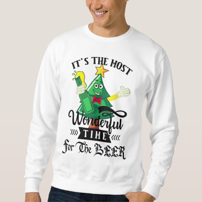 Sweatshirt C'est le moment le plus merveilleux, Noël de l'amo (Devant)