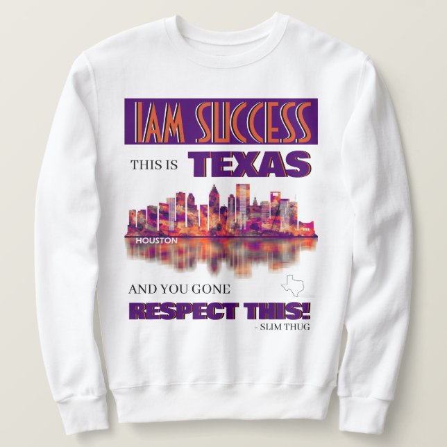 SWEATSHIRT C'EST LE TEXAS (Design devant)