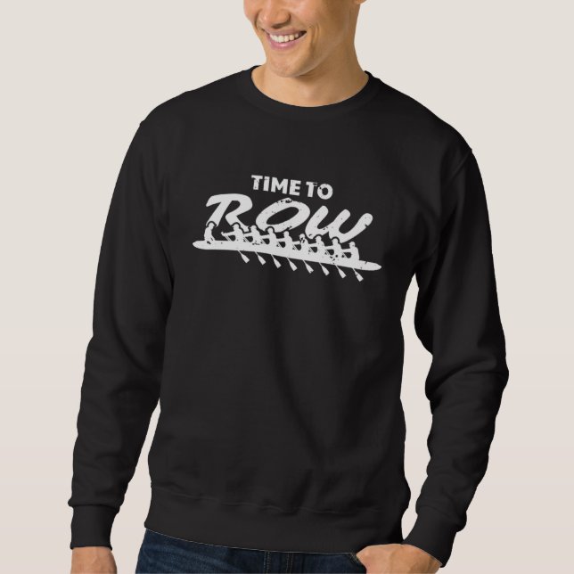 Sweatshirt C'est l'heure des rameurs (Devant)