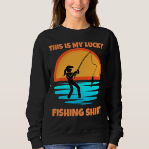 Sweatshirt C'Est Ma Chance Pêcheuse Femme Pêche Vêtements