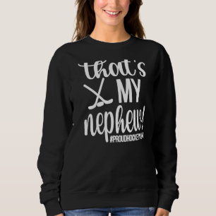 Sweatshirt C'est ma chatte de hockey sur glace fière de Nephe