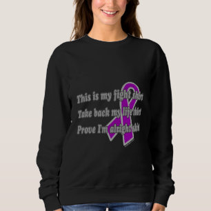 Sweatshirt C'est ma chemise de combat… fibro