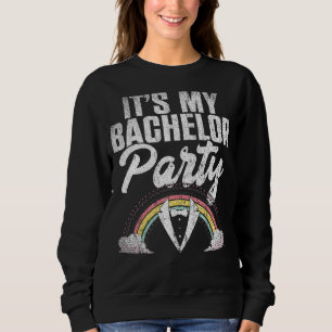 Sweatshirt Cest Ma Fête De Bachelorat Arc-En-Ciel Mari Bach