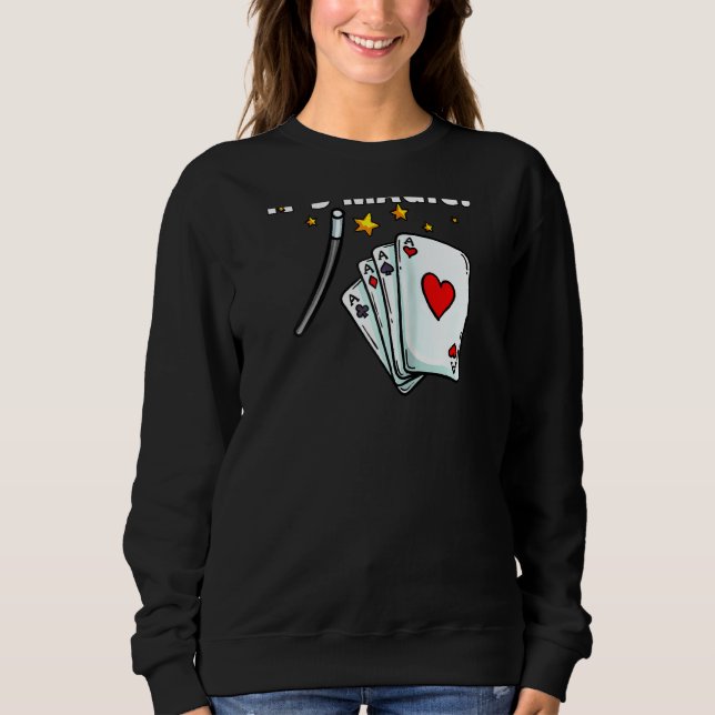 Sweatshirt C'est magique pour le magicien Raglan (Devant)