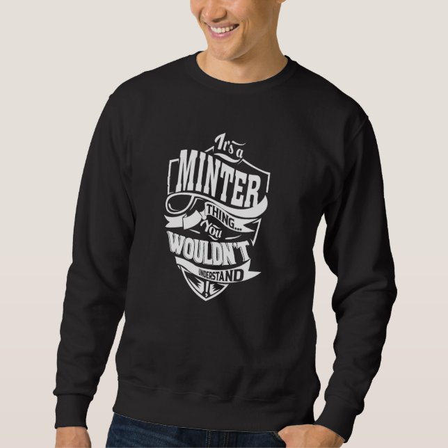 Sweatshirt C'est MINTER (Devant)