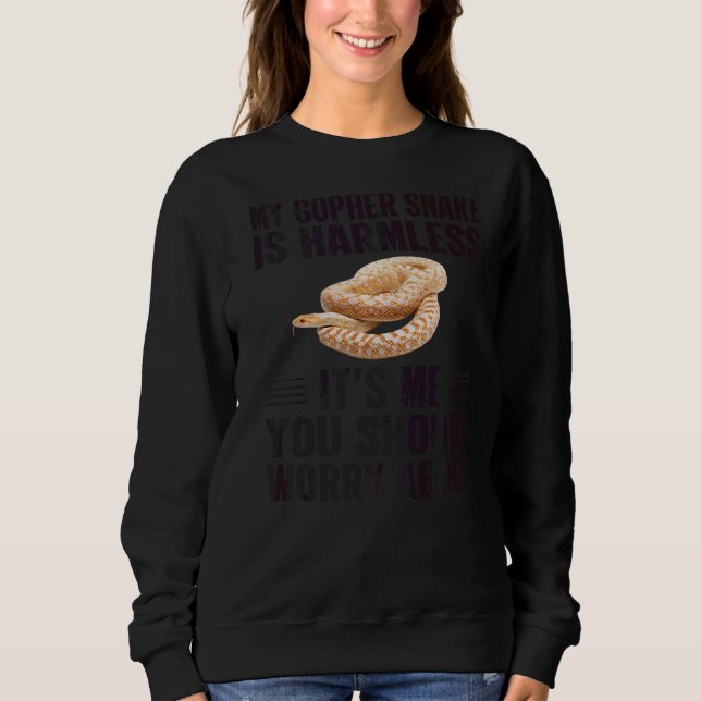Sweatshirt C'Est Moi Que Tu Devrais T'Inquiéter Pour Gopher S (Devant)