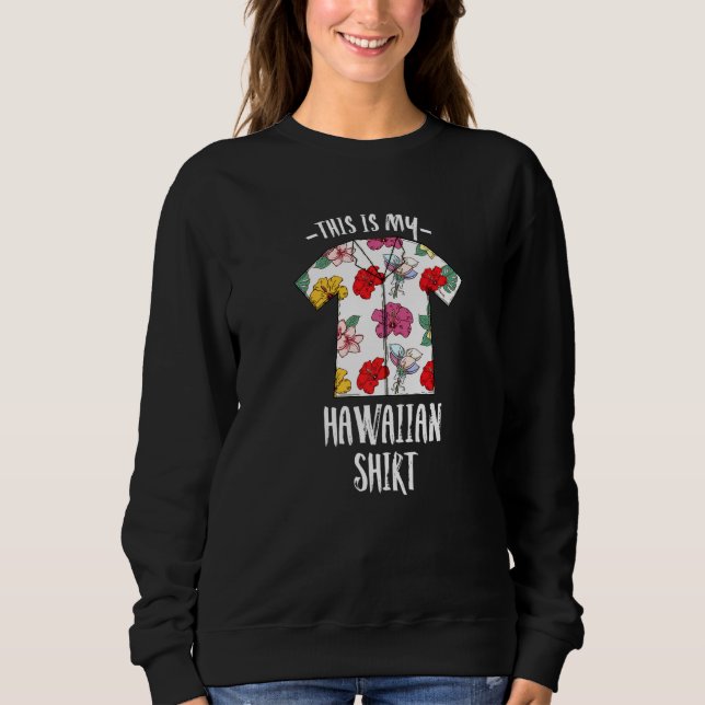 Sweatshirt C'Est Mon Bum De Plage Hawaiian Beach Été 37 (Devant)