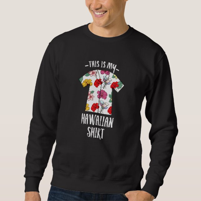Sweatshirt C'Est Mon Bum De Plage Hawaiian Beach Été 37 (Devant)