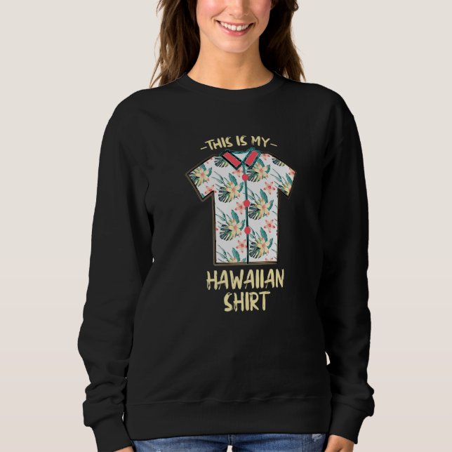 Sweatshirt C'Est Mon Bum De Plage Hawaiian Beach Été 51 (Devant)
