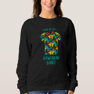 Sweatshirt C'Est Mon Bum De Plage Hawaiian Beach Été 58