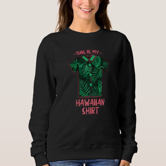 Sweatshirt C'Est Mon Bum De Plage Hawaiian Beach Été 75 (Devant)
