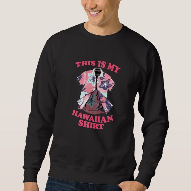 Sweatshirt C'Est Mon Bum Hawaiian Beach Beach Été 4 (Devant)