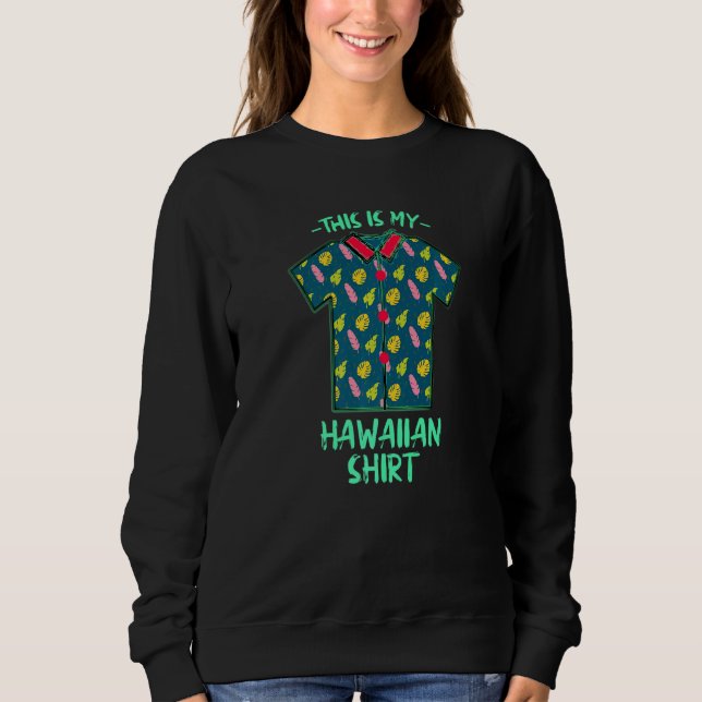 Sweatshirt C'Est Mon Bum Hawaiian Beach Beach Été 67 (Devant)