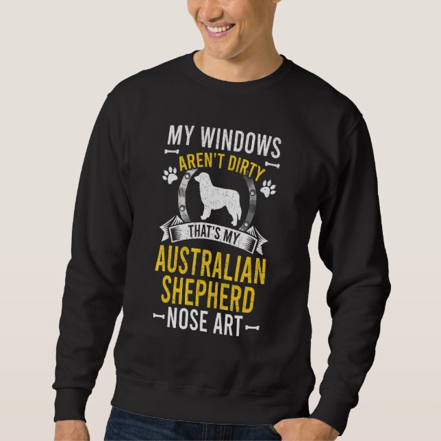 Sweatshirt C'est mon chien Nose Australian Shepherd (Devant)
