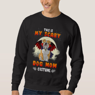 Sweatshirt C'est mon costume de maman de chien effrayant Boul