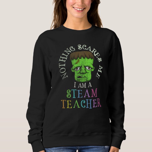 Sweatshirt C'Est Mon Costume D'Enseignant À La Vapeur Éffraya (Devant)