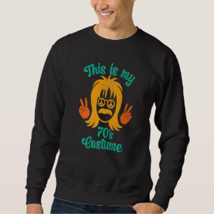Sweatshirt C'est mon costume des années 70 Hommes tenue des a