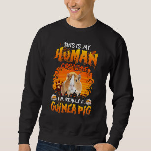 Sweatshirt C'est Mon Costume D'humain Je Suis Réellement Un C
