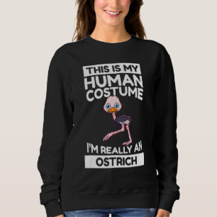 Sweatshirt C'est mon costume humain Je suis vraiment une autr