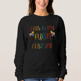 Sweatshirt C'est mon costume Purim drôle Juif