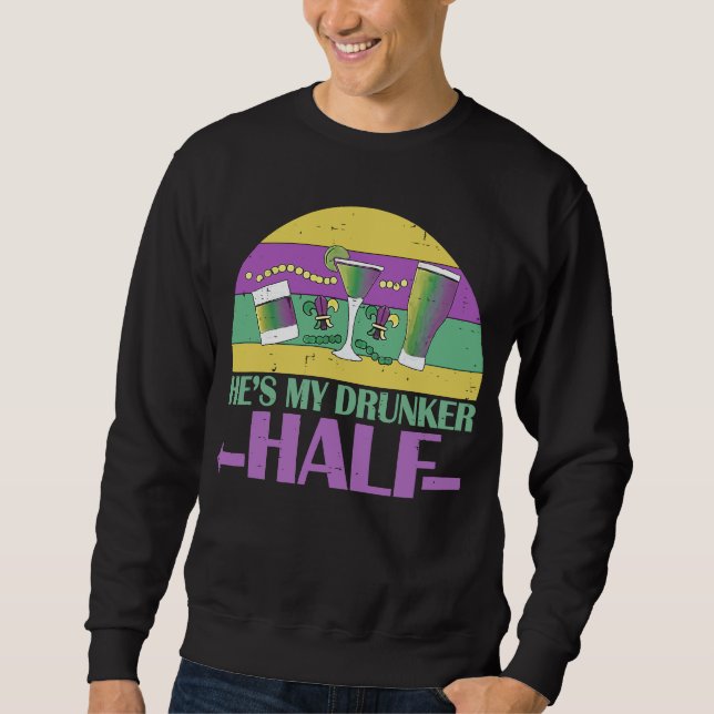 Sweatshirt C'est mon coureur à moitié jumelé ami Ma (Devant)