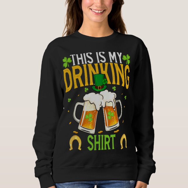 Sweatshirt C'Est Mon Joyeux Saint Patrick En Marc (Devant)