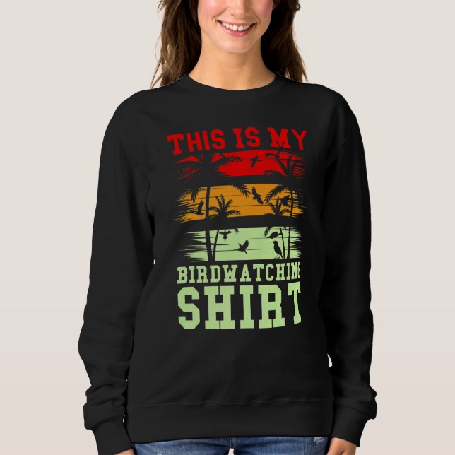 Sweatshirt C'Est Mon Oiseau Observateur (Devant)
