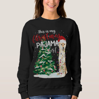 Sweatshirt C'Est Mon Pajama De Noël Drôle Shiba Inu Chien Lo