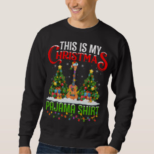 Sweatshirt C'Est Mon Pajama De Noël Ukulele Musique Christma
