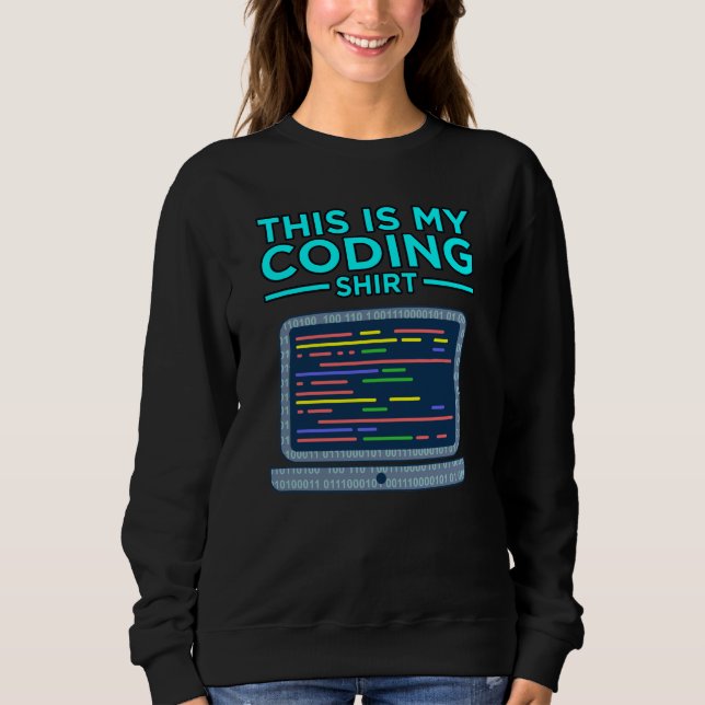Sweatshirt C'Est Mon Programmeur De Programmation Informatiqu (Devant)