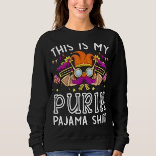 Sweatshirt C'Est Mon Purim Pajama Costume de Fête Juive Fu