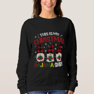 Sweatshirt C'Est Mon Pyjama De Noël, Filles De La Famille Des
