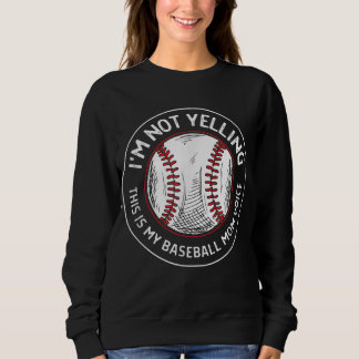 Sweatshirt C'est My Baseball Mom Voice - Women's Baseball M