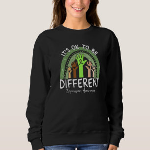 Sweatshirt C'est Ok Pour Être Différent Sensibilisation à la