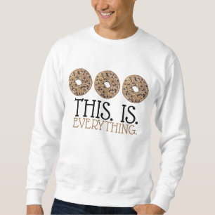Sweatshirt C'Est Tout Bagel Petit Déjeuner Boulangerie