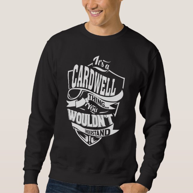 Sweatshirt C'est un cadeau CARDWELL Thing (Devant)