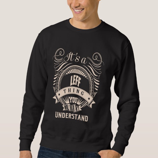Sweatshirt C'est un cadeau LEFF (Devant)