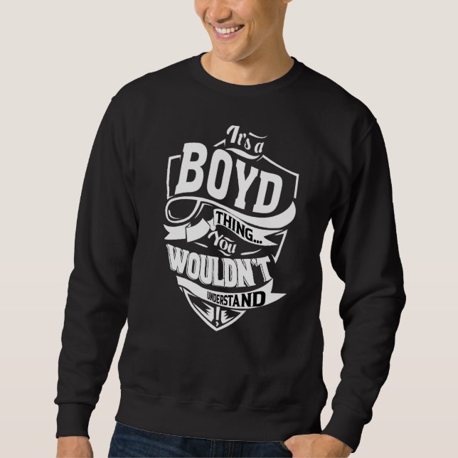 Sweatshirt C'est un garçon (Devant)