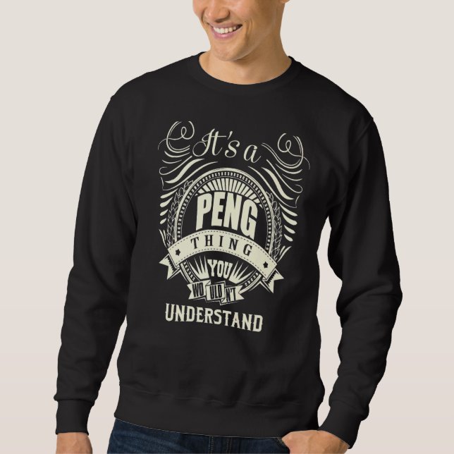 Sweatshirt C'est un peng que vous ne comprendriez pas (Devant)