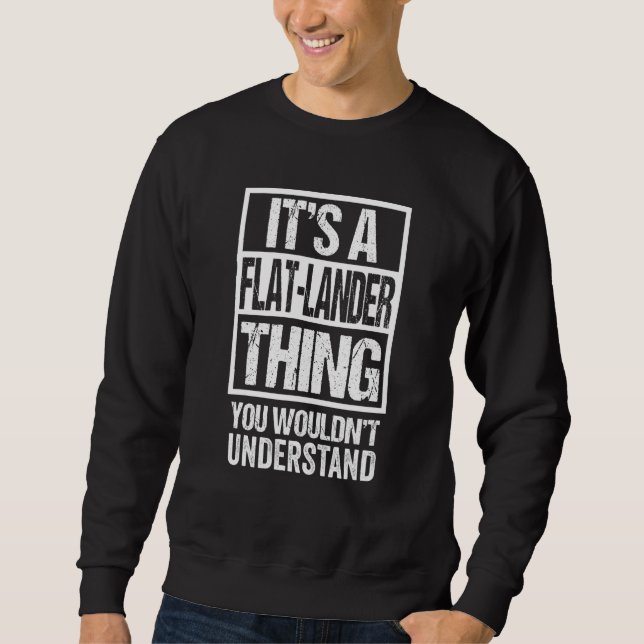 Sweatshirt C'est un plat de lander que vous ne comprendriez p (Devant)
