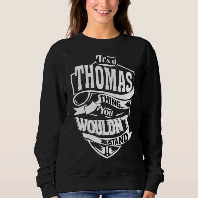 Sweatshirt C'est un Thomas Thing (Devant)