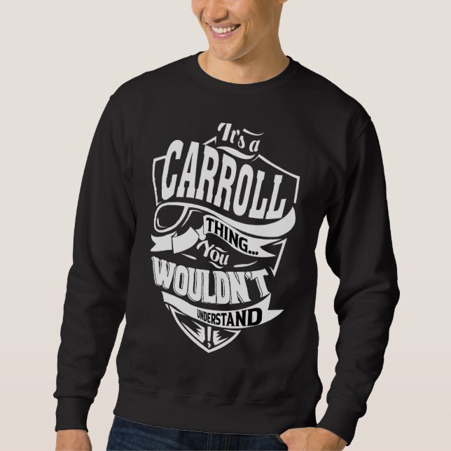 Sweatshirt C'est un truc de Carroll (Devant)